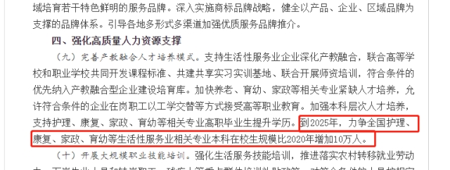 扶持家政服务业发展政策一览(图1)